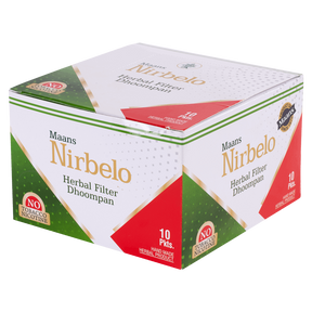 Nirbelo Herbal Filter Dhoompan Double Apple Flavor 100% Tobacco Free & Nicotine Free Cigarette Natural Organic Ingredients for Quit Smoking & Nature's Alternative to Tobacco