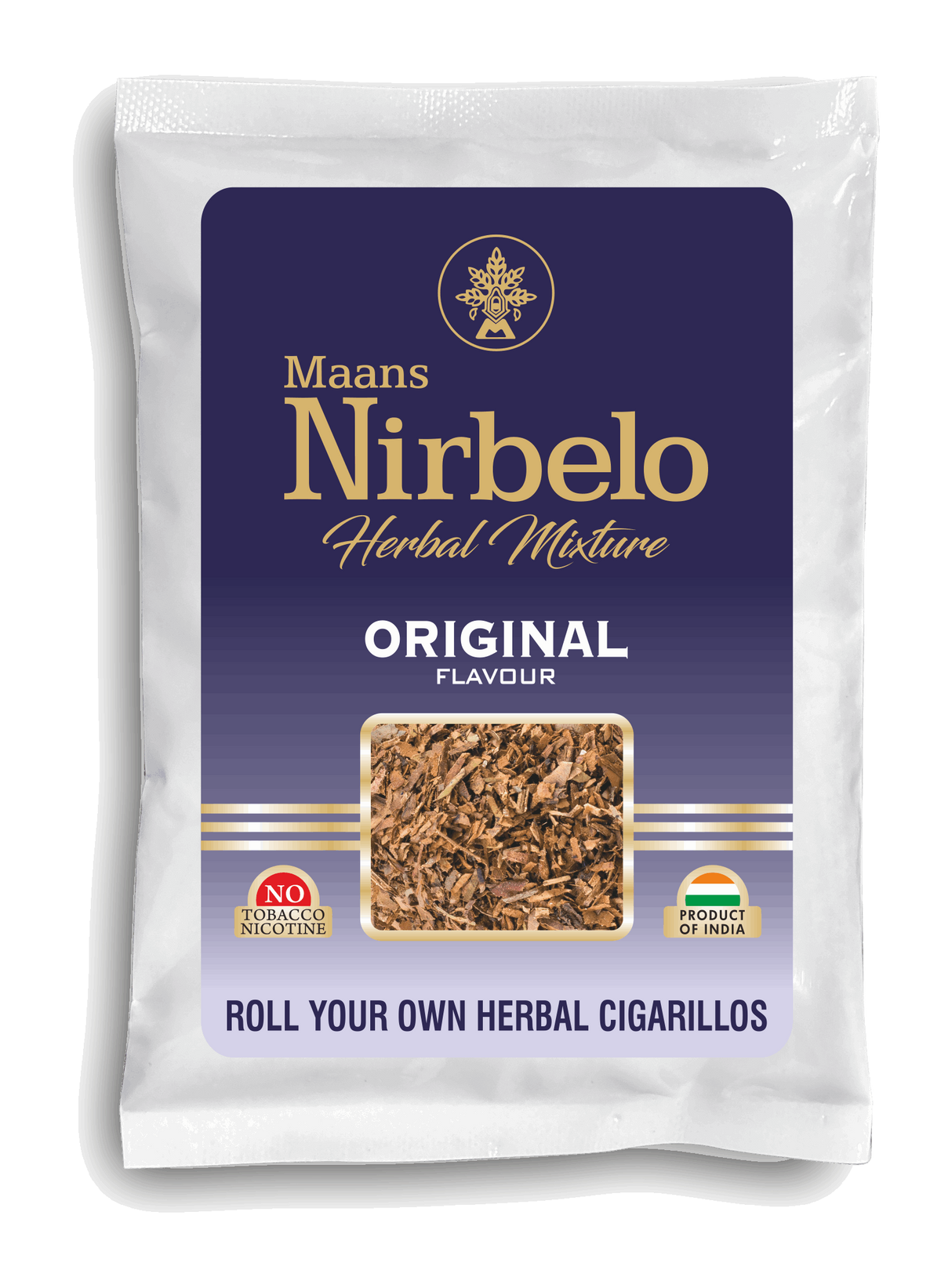 Nirbelo Herbal Raw Mixture Original Flavor 100% Tobacco Free & Nicotine Free Natural Organic Ingredients for Quit Smoking & Nature's Alternative to Tobacco
