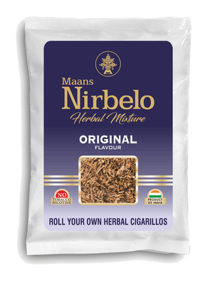 Nirbelo Herbal Raw Mixture Original Flavor 100% Tobacco Free & Nicotine Free Natural Organic Ingredients for Quit Smoking & Nature's Alternative to Tobacco