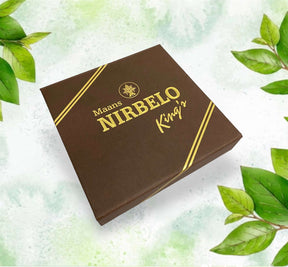 Nirbelo King's Herbal Mini Cigar with Corn Husk Filter & 95mm Long - Made from 100% Natural Organic Ingredients