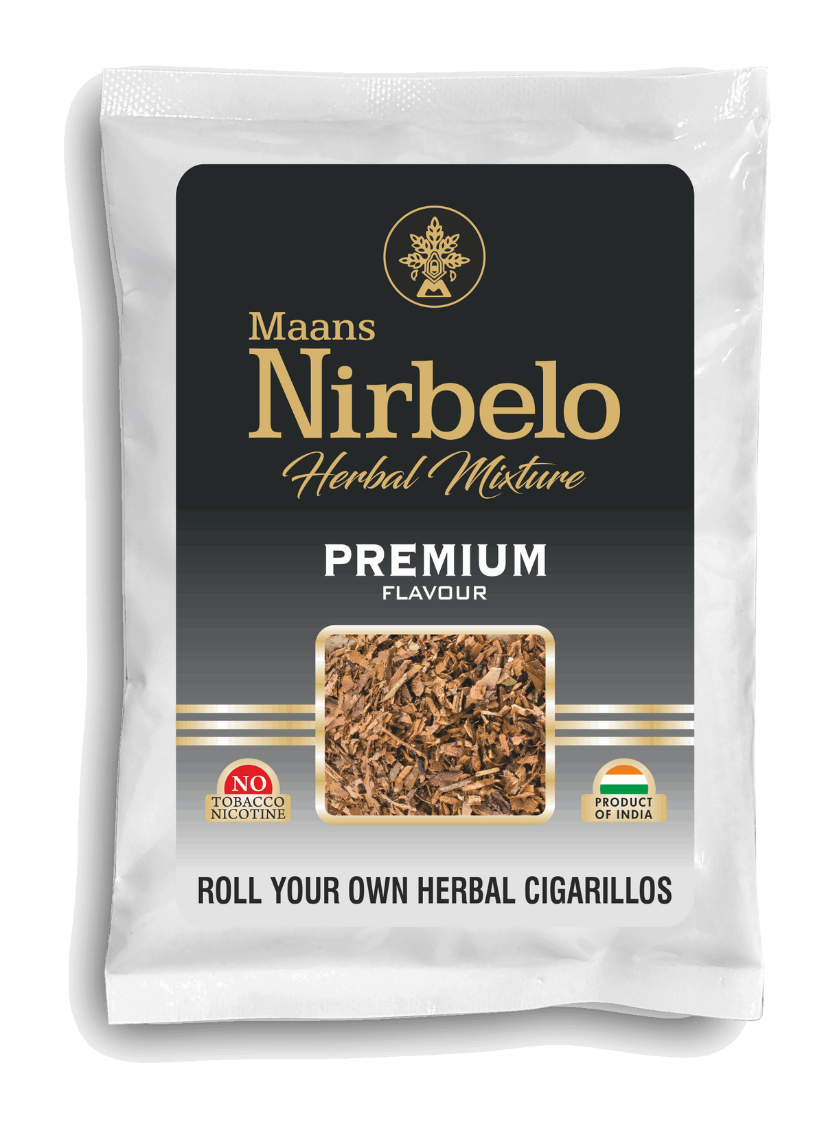 Nirbelo Herbal Raw Mixture Premium Flavor 100% Tobacco Free & Nicotine Free Natural Organic Ingredients for Quit Smoking & Nature's Alternative to Tobacco